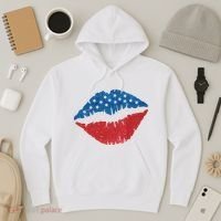 4th Of July Lips Holiday Hoodie thumb 3