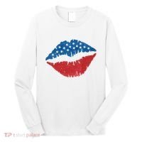 4th Of July Lips Holiday Long Sleeve Shirt thumb 0