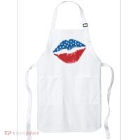 4th Of July Lips Holiday Apron thumb 0