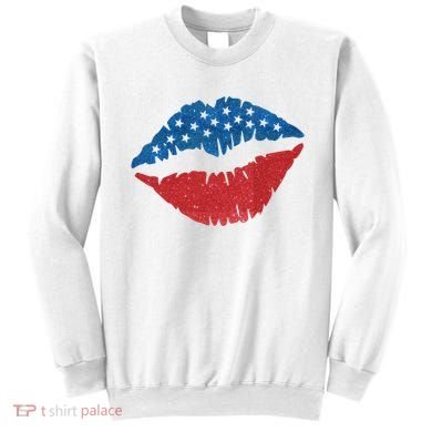4th Of July Lips Holiday Sweatshirt