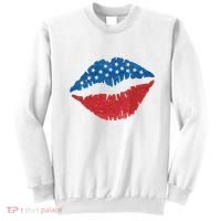 4th Of July Lips Holiday Sweatshirt thumb 0