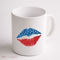 4th Of July Lips Holiday Coffee Mug thumb 1