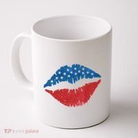 4th Of July Lips Holiday Coffee Mug thumb 0