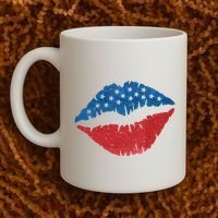 4th Of July Lips Holiday Coffee Mug thumb 2