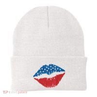 4th Of July Lips Holiday Beanie thumb 0