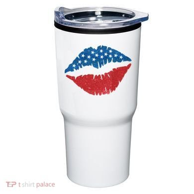 4th Of July Lips Holiday Tumbler