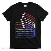 4th Of July Jet American Flag Patriotic Usa T-Shirt thumb 0