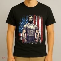 4th of July Patriotic Funny Abraham Lincoln Graphic July 4th T-Shirt thumb 3
