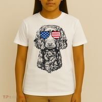 4th Of July Boykin Spaniel Dog Patriotic USA Sunglasses T-Shirt thumb 4