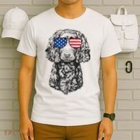 4th Of July Boykin Spaniel Dog Patriotic USA Sunglasses T-Shirt thumb 6