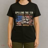 4th Of July Spilling The Tea Since 1773 T-Shirt thumb 4