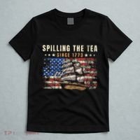 4th Of July Spilling The Tea Since 1773 T-Shirt thumb 5