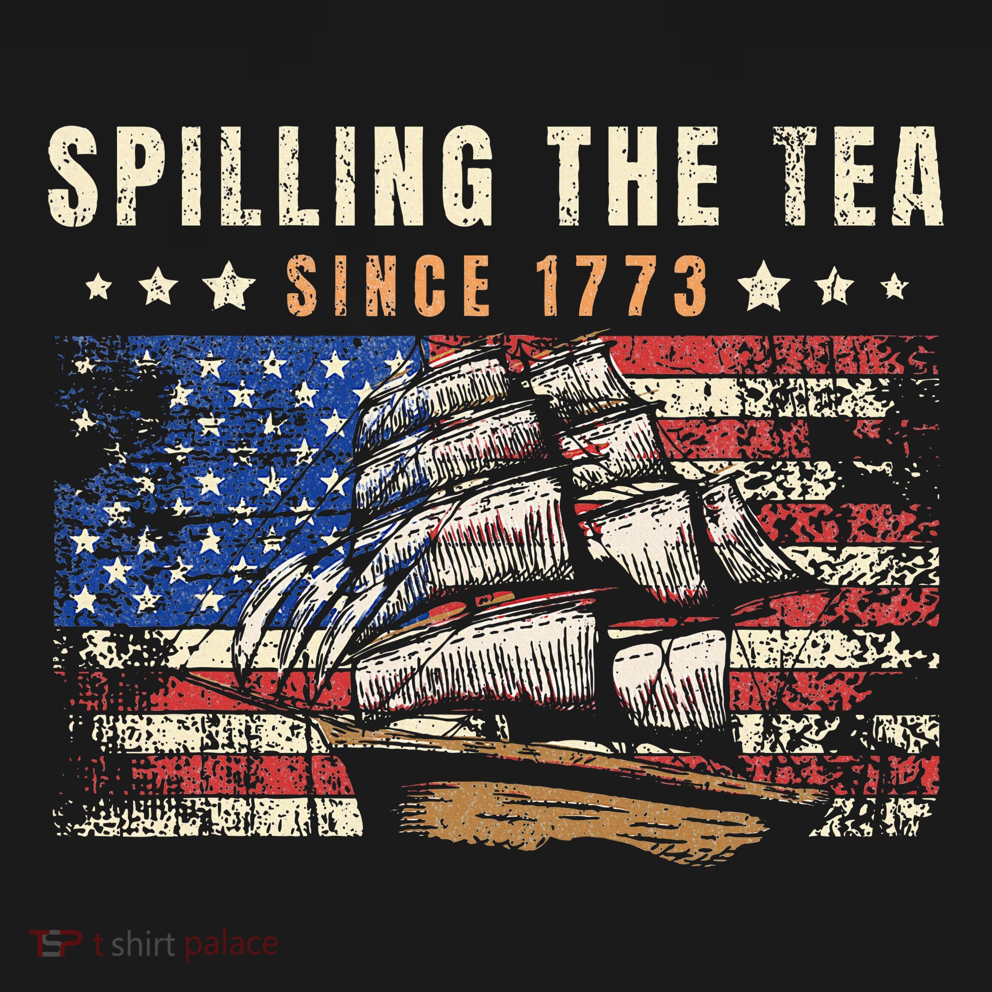 4th Of July Spilling The Tea Since 1773 Women's Hoodie