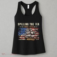4th Of July Spilling The Tea Since 1773 Women's Tank Top thumb 3