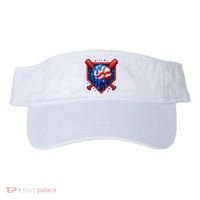 4th Of July Baseball  - USA Flag Ice Cream Drip  - Patriotic Summer Gift Visor thumb 0