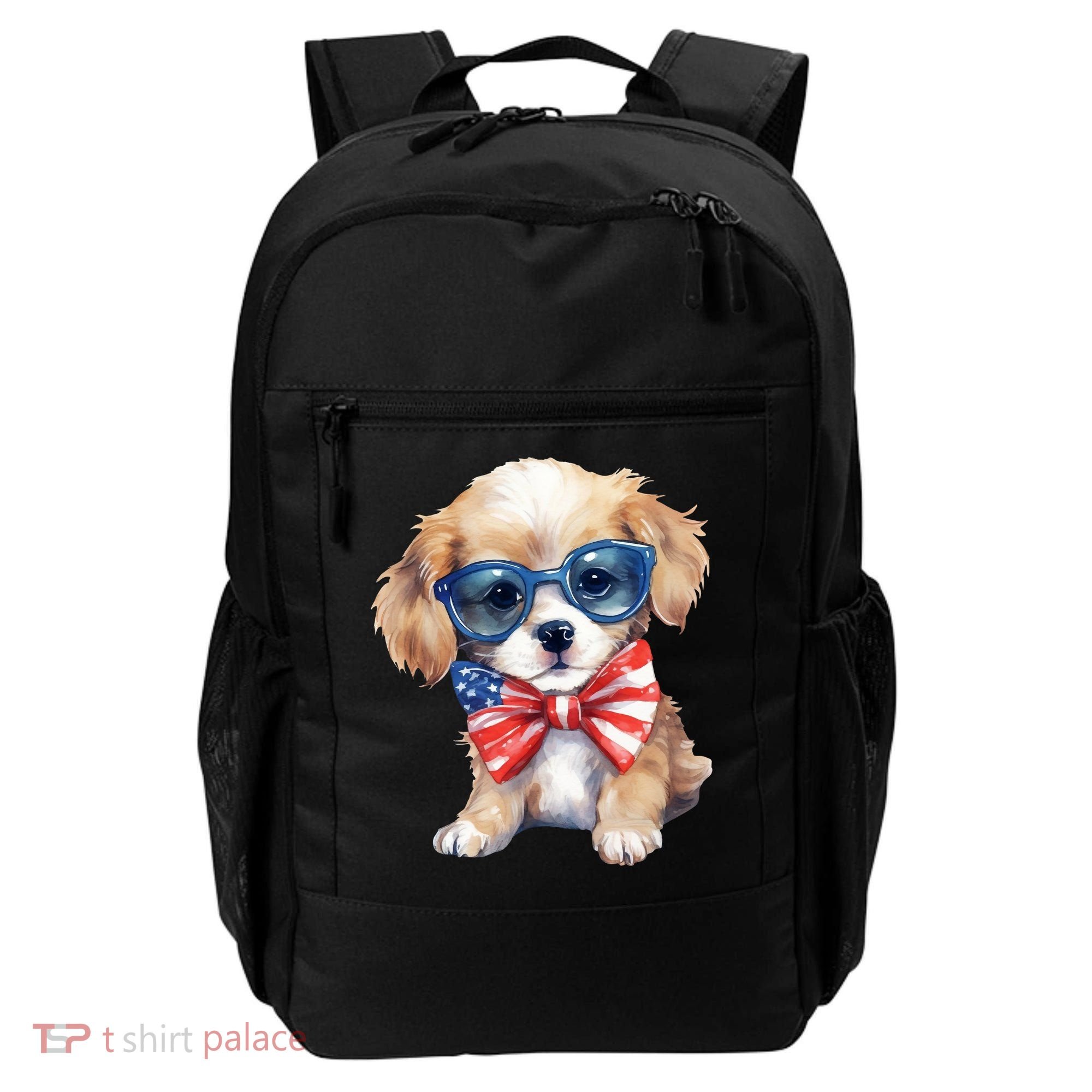 4th Of July Cute Dog Lover Backpack