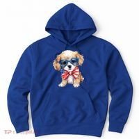 4th Of July Cute Dog Lover Hoodie thumb 0