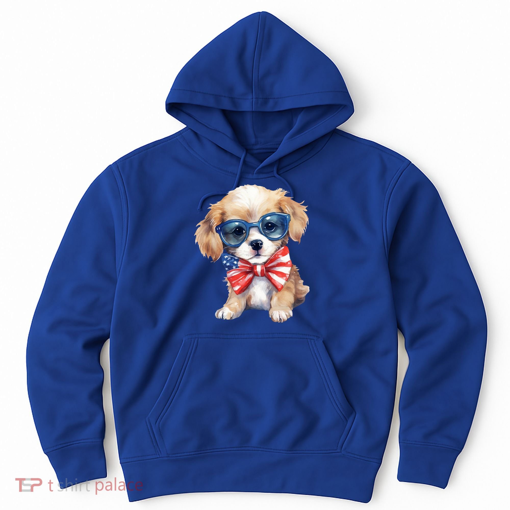 4th Of July Cute Dog Lover Hoodie