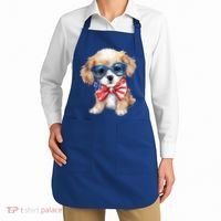 4th Of July Cute Dog Lover Apron thumb 2