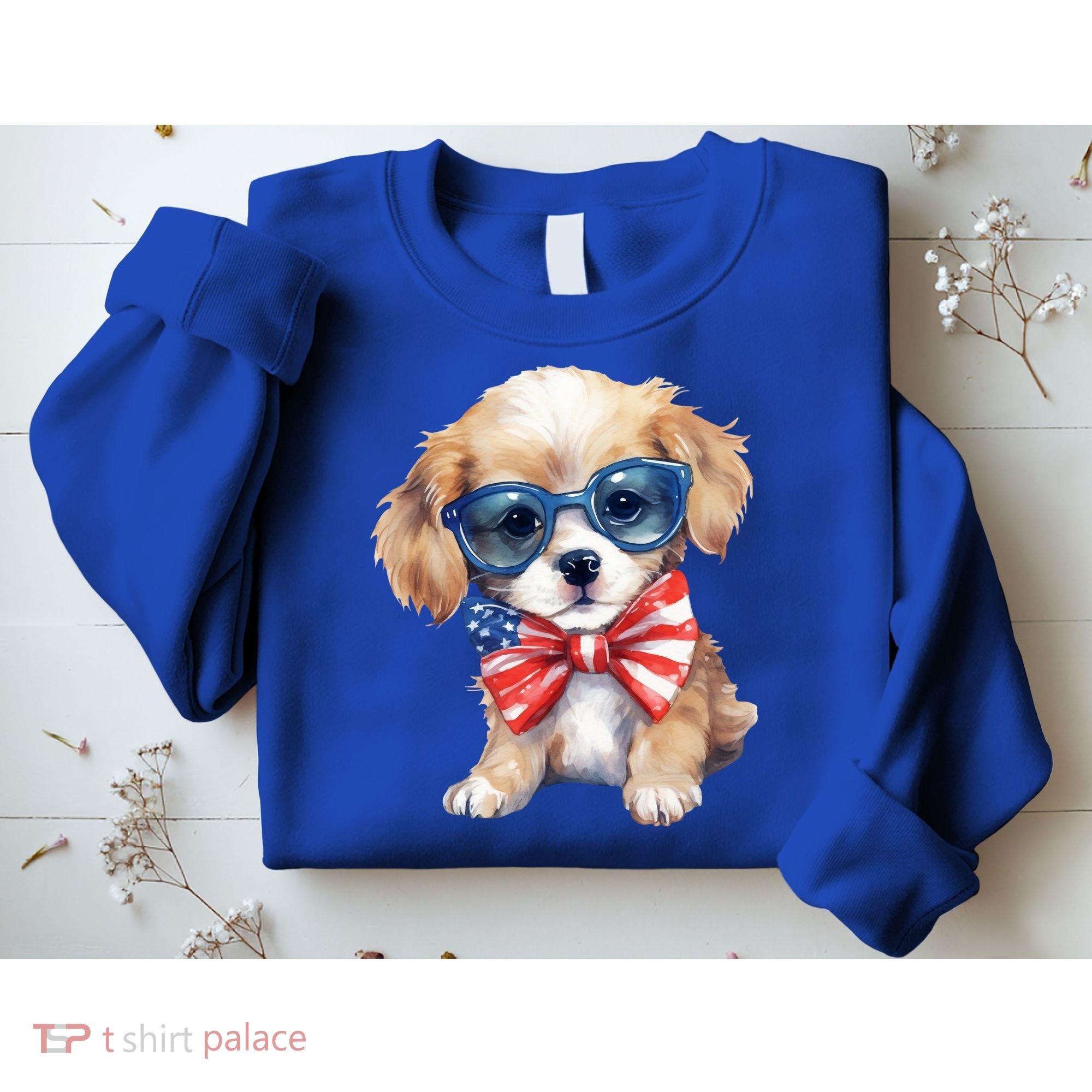 4th Of July Cute Dog Lover Sweatshirt
