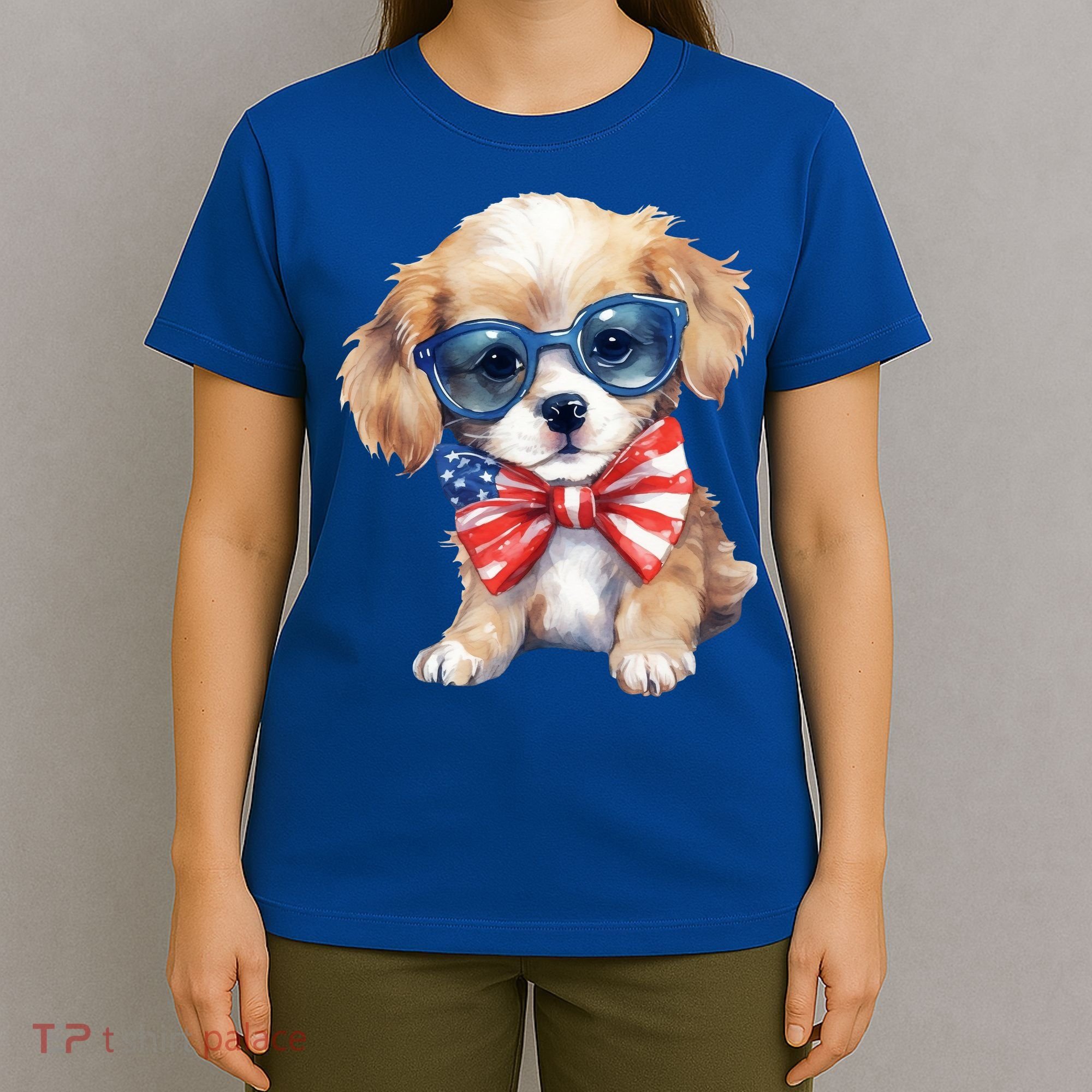 4th Of July Cute Dog Lover T-Shirt