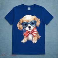 4th Of July Cute Dog Lover T-Shirt thumb 5