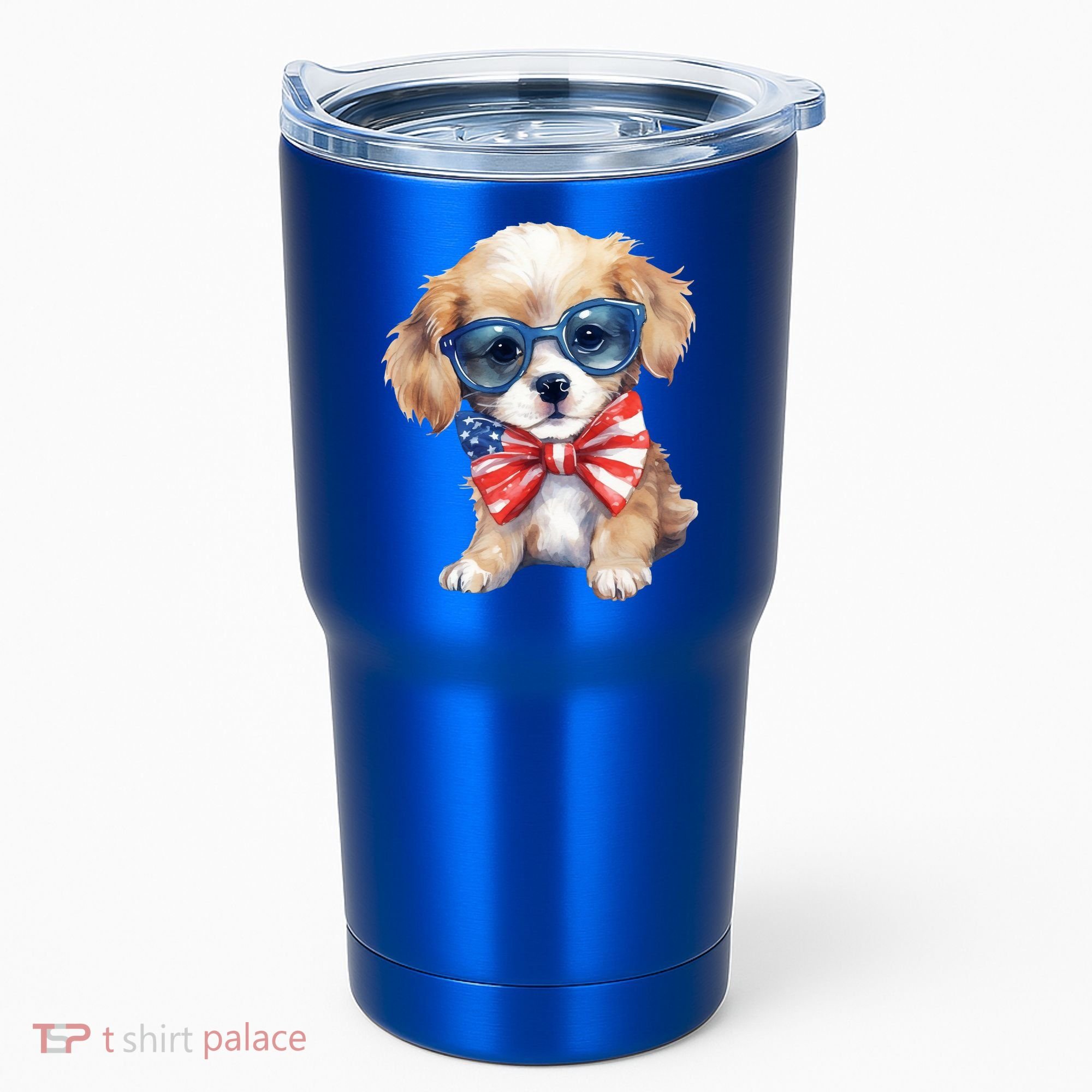 4th Of July Cute Dog Lover Tumbler