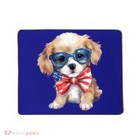 4th Of July Cute Dog Lover Mousepad thumb 0