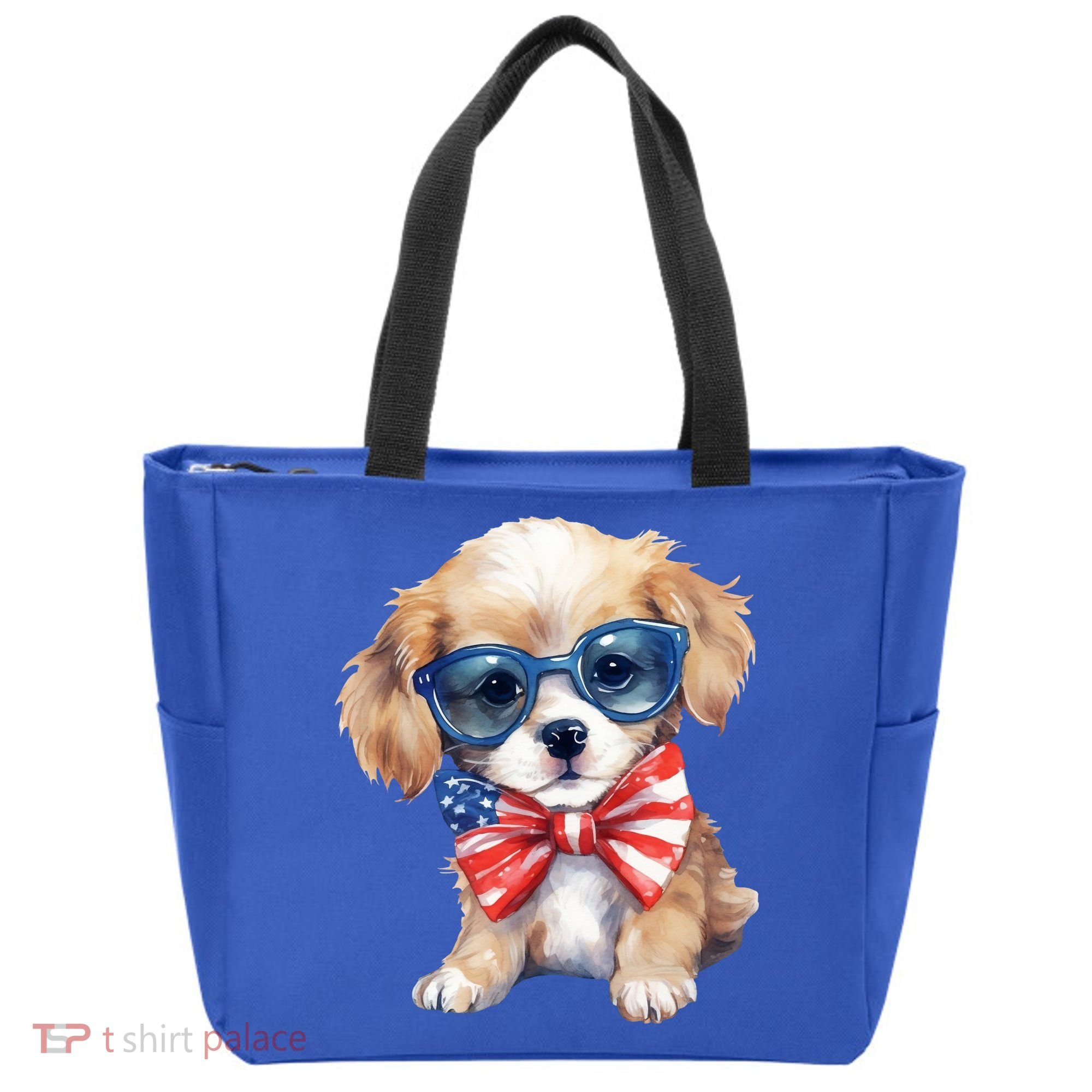 4th Of July Cute Dog Lover Tote Bag