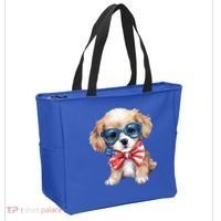 4th Of July Cute Dog Lover Tote Bag thumb 2