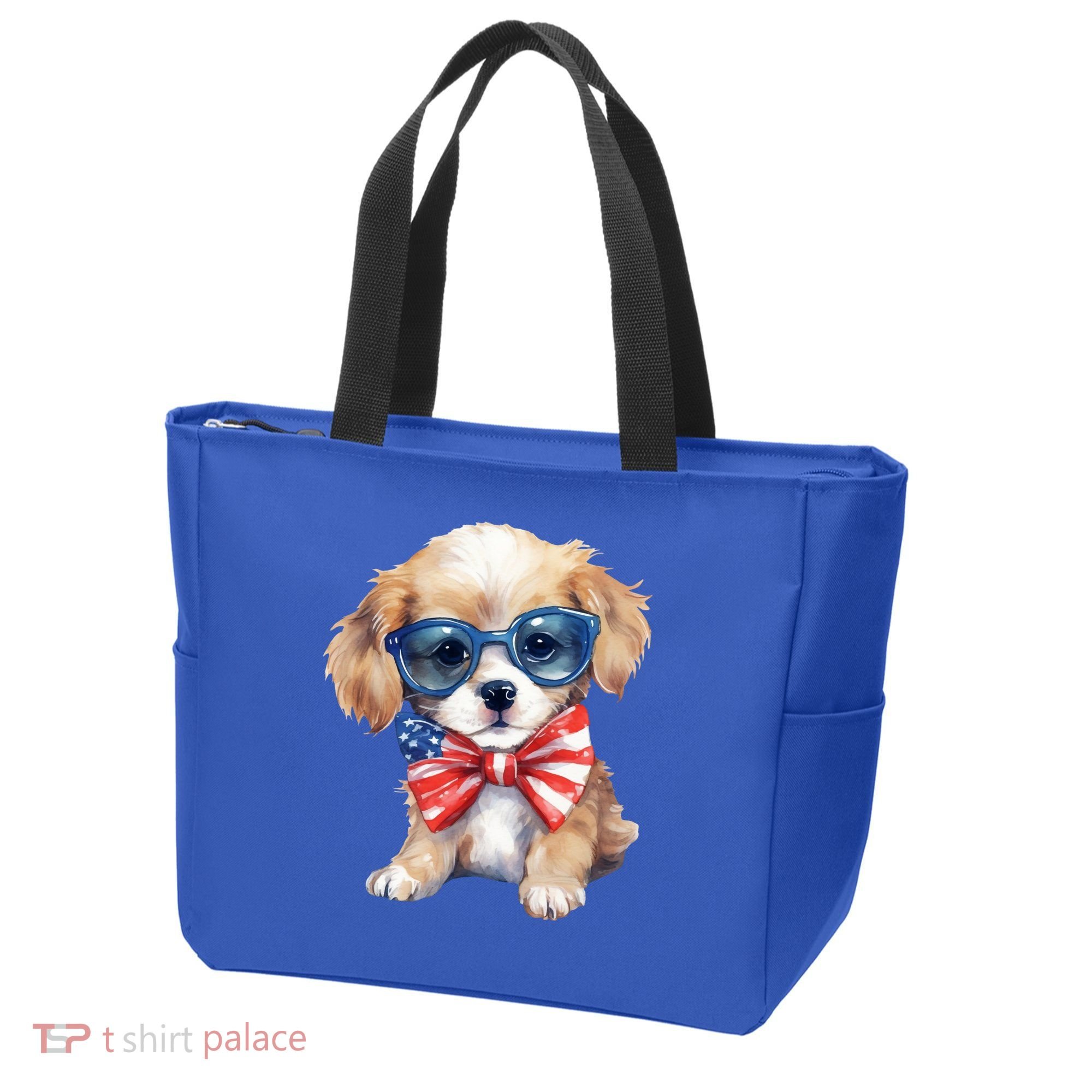 4th Of July Cute Dog Lover Tote Bag