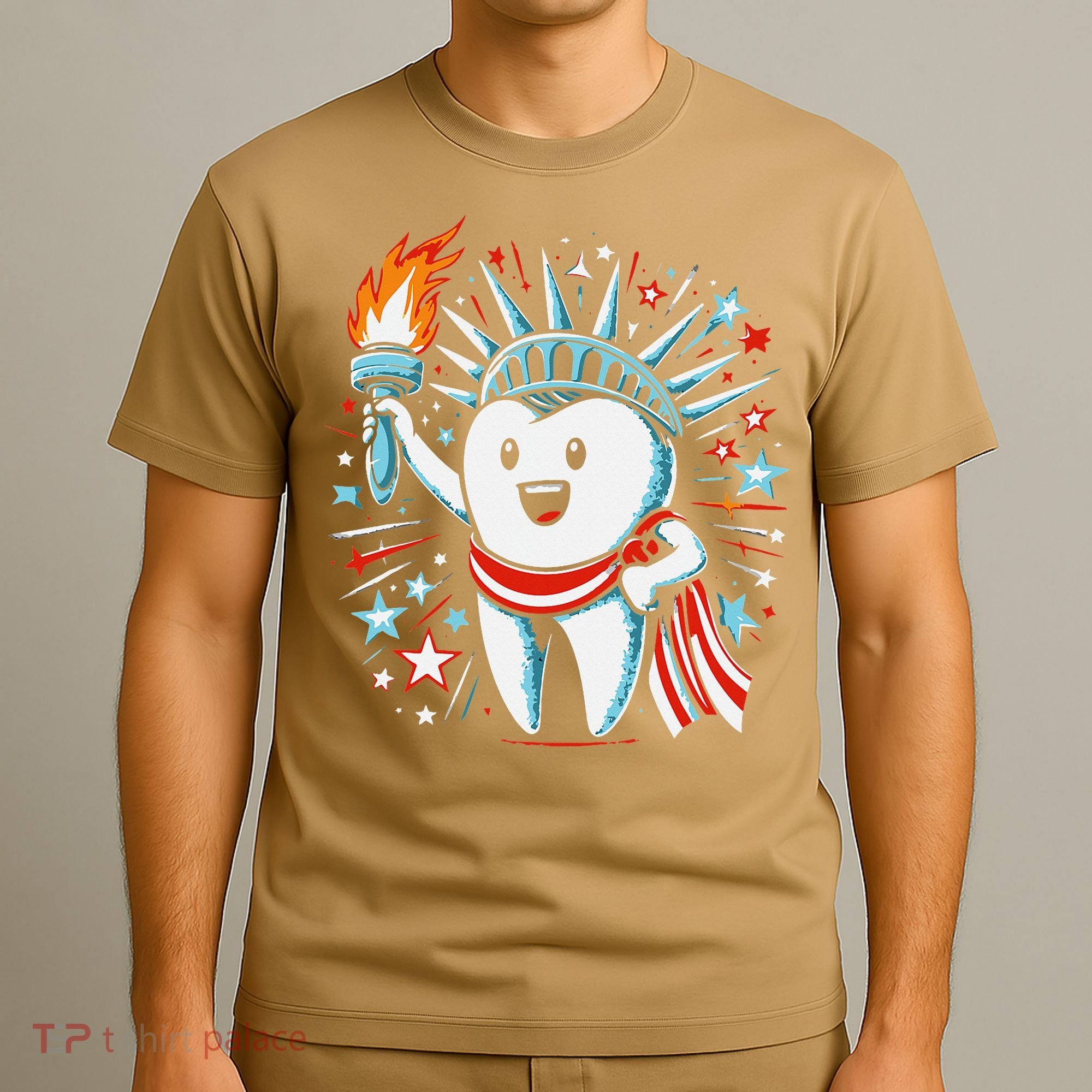 4th Of July Dentist Tooth Dental Patriotic Women T-Shirt