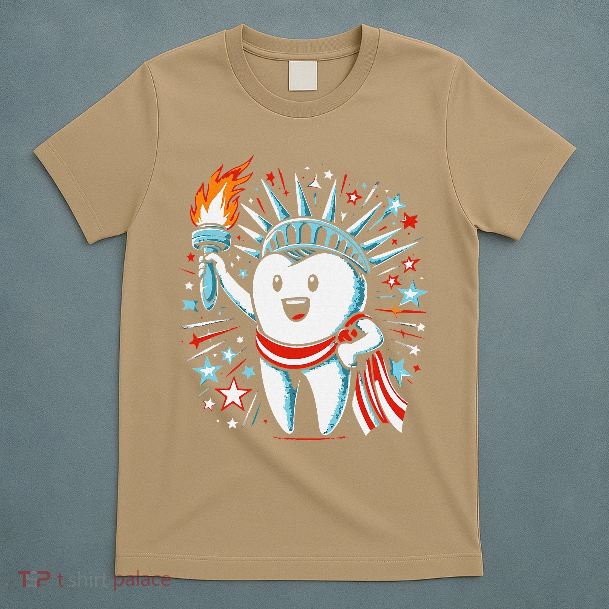 4th Of July Dentist Tooth Dental Patriotic Women T-Shirt