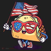 4th Of July Taco Patriotic Women's Sweatshirt thumb 2