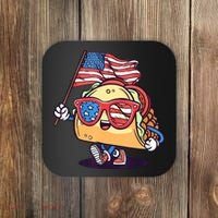 4th Of July Taco Patriotic Coaster thumb 0