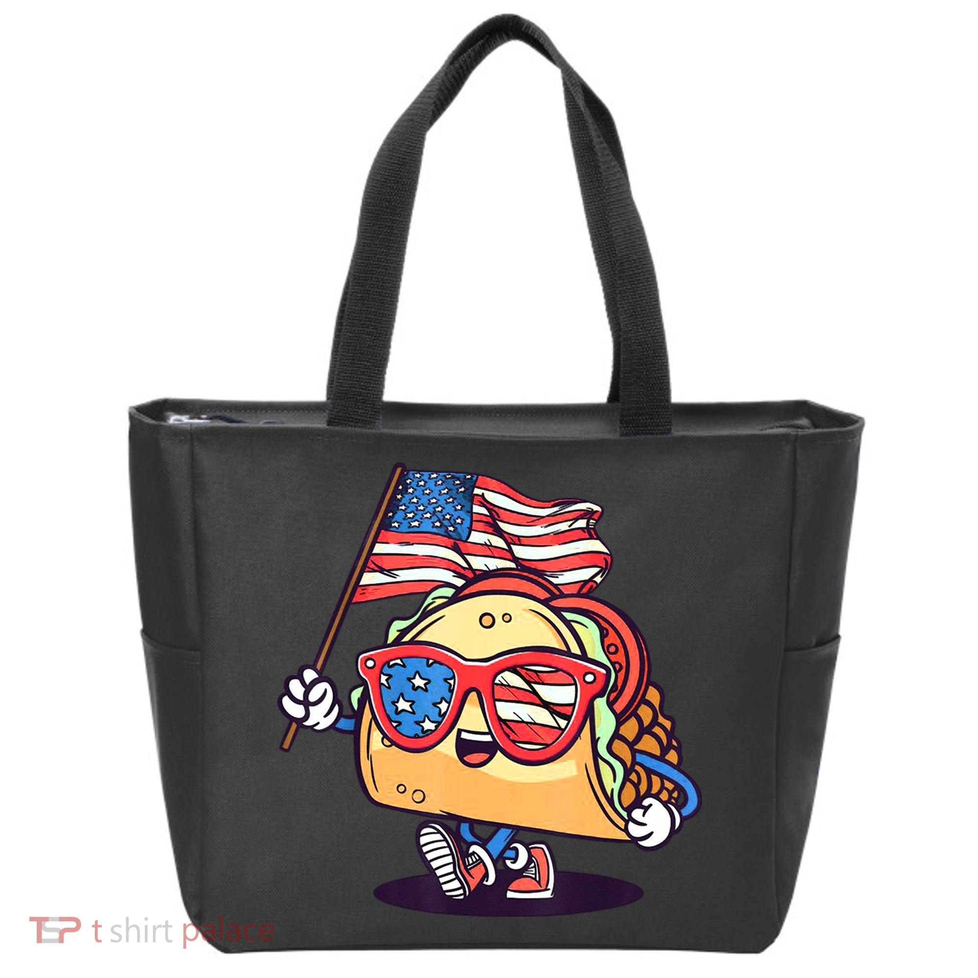 4th Of July Taco Patriotic Tote Bag