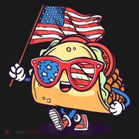4th Of July Taco Patriotic Tote Bag thumb 4