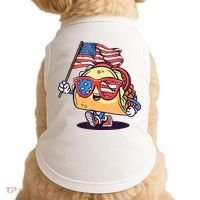 4th Of July Taco Patriotic Doggie Tank thumb 0