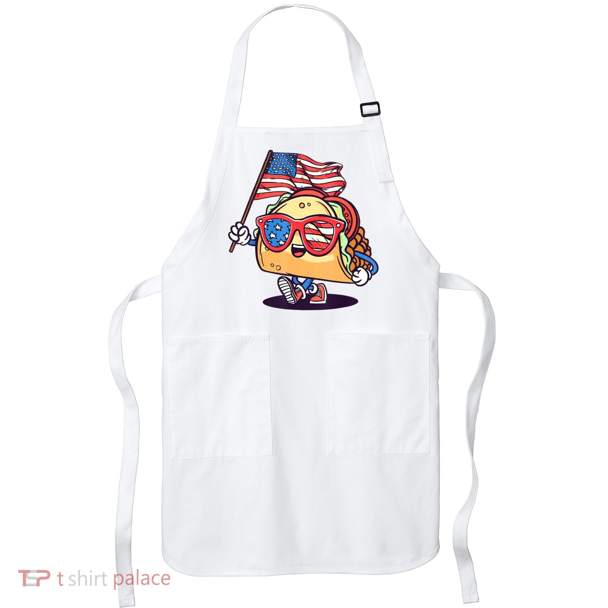 4th Of July Taco Patriotic Apron