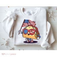 4th Of July Taco Patriotic Sweatshirt thumb 2