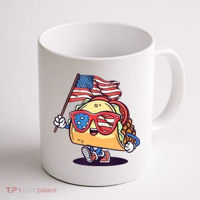 4th Of July Taco Patriotic Coffee Mug back