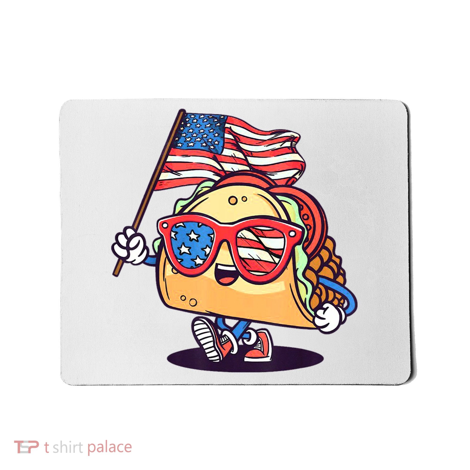 4th Of July Taco Patriotic Mousepad
