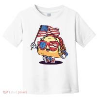 4th Of July Taco Patriotic Toddler T-Shirt thumb 0