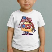 4th Of July Taco Patriotic Toddler T-Shirt thumb 2