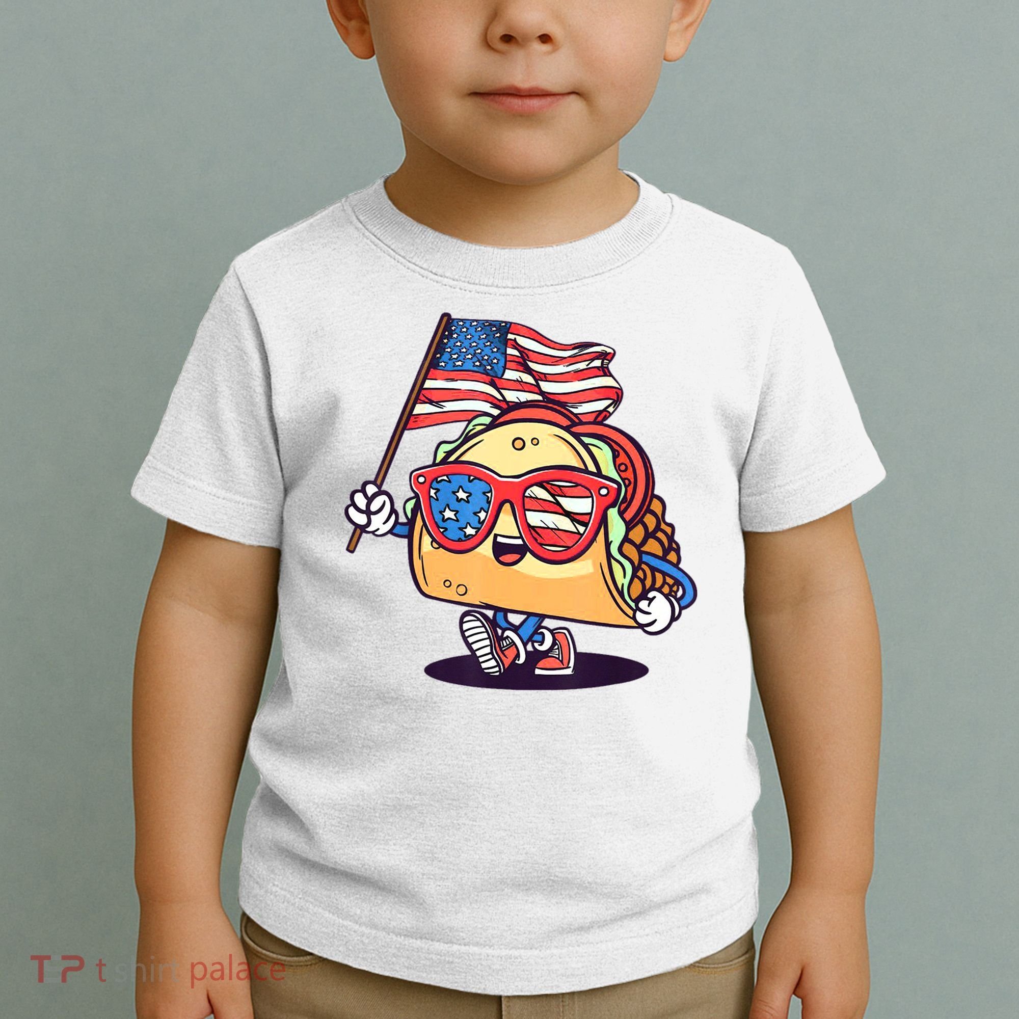 4th Of July Taco Patriotic Toddler T-Shirt
