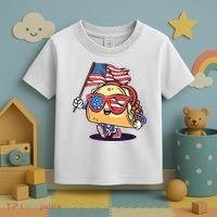 4th Of July Taco Patriotic Toddler T-Shirt thumb 3