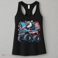 4th Of July Patriotic American Flag Eagle Usa Red White Blue Women's Tank Top thumb 3