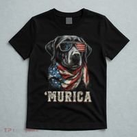 4th Of July Bald Eagle Mullet Murica Usa Dog Usa Merica T-Shirt thumb 5