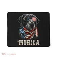 4th Of July Bald Eagle Mullet Murica Usa Dog Usa Merica Mousepad thumb 0