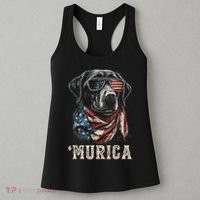 4th Of July Bald Eagle Mullet Murica Usa Dog Usa Merica Women's Tank Top thumb 3